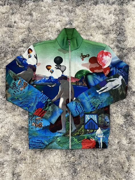 prada psychedelic track jacket|Prada purses for men.